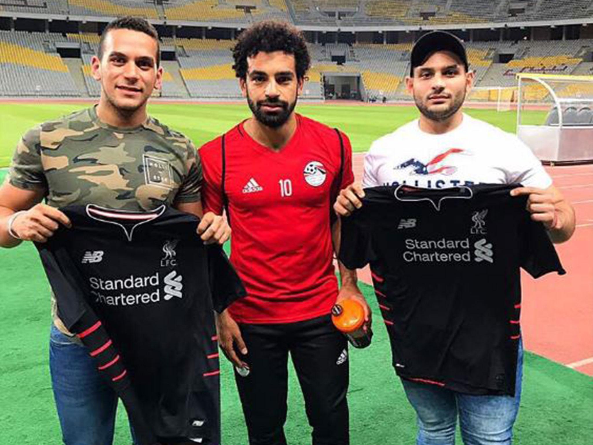 Mohamed Salah Pictured With Liverpool Shirt As Jurgen