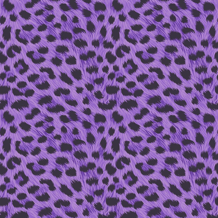 Fine Decor Furs Leopard Animal Print Wallpaper Purple Black Fd30683