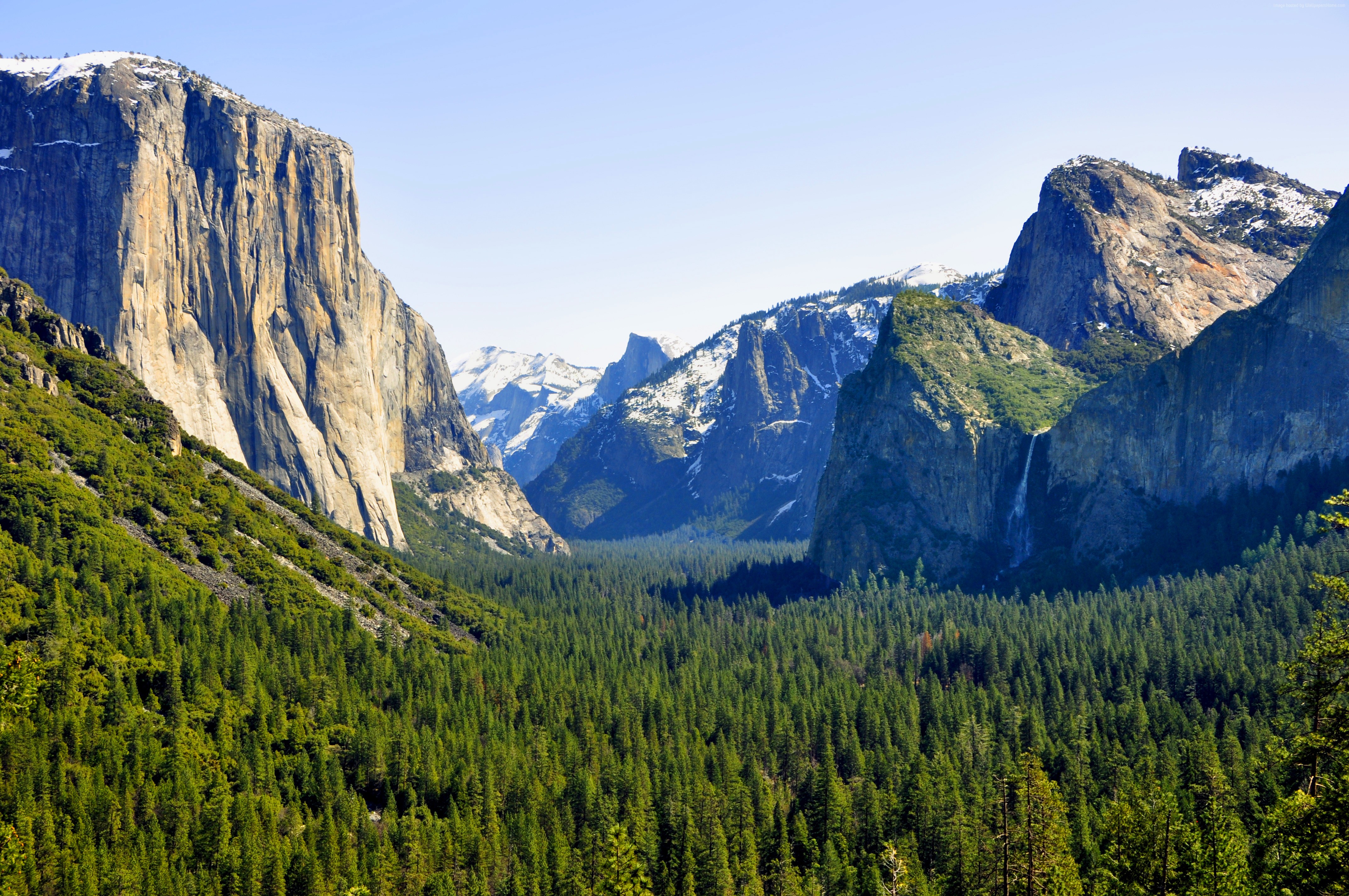 El Capitan Yosemite 5k Wallpaper Forest Osx Apple Mountains