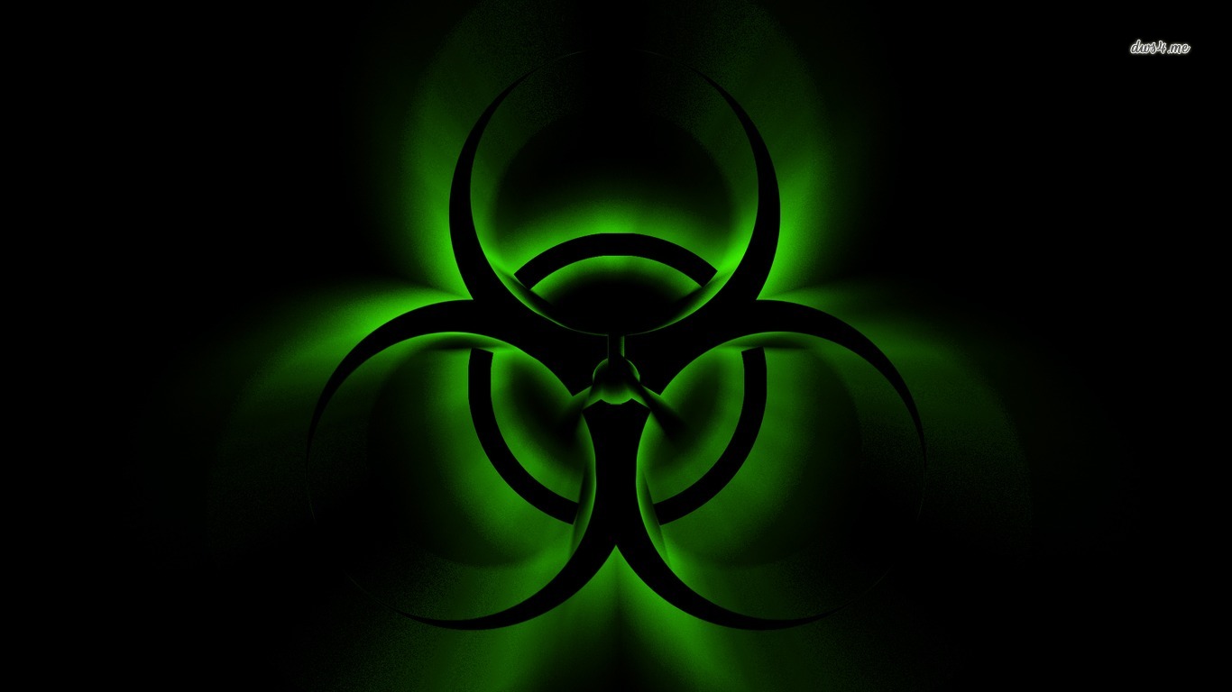 Biohazard Sign Wallpaper Digital Art