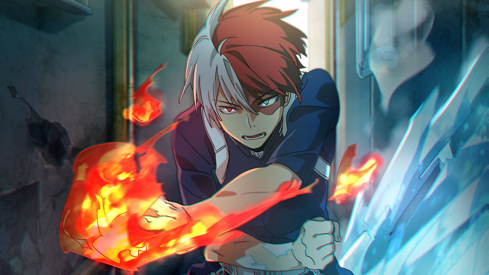 Todoroki Using Powers Uk7y86s5sz8oypl1 Wallpaper