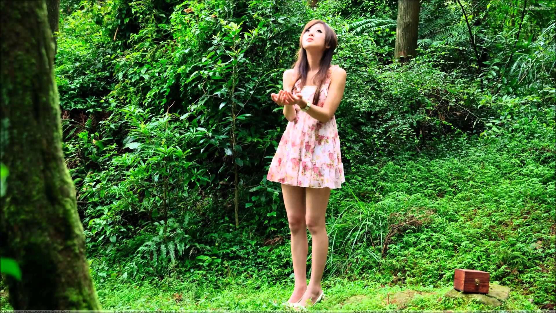 S W V Morning In Forest Pretty Girl Wallpaper Beauty Hacks