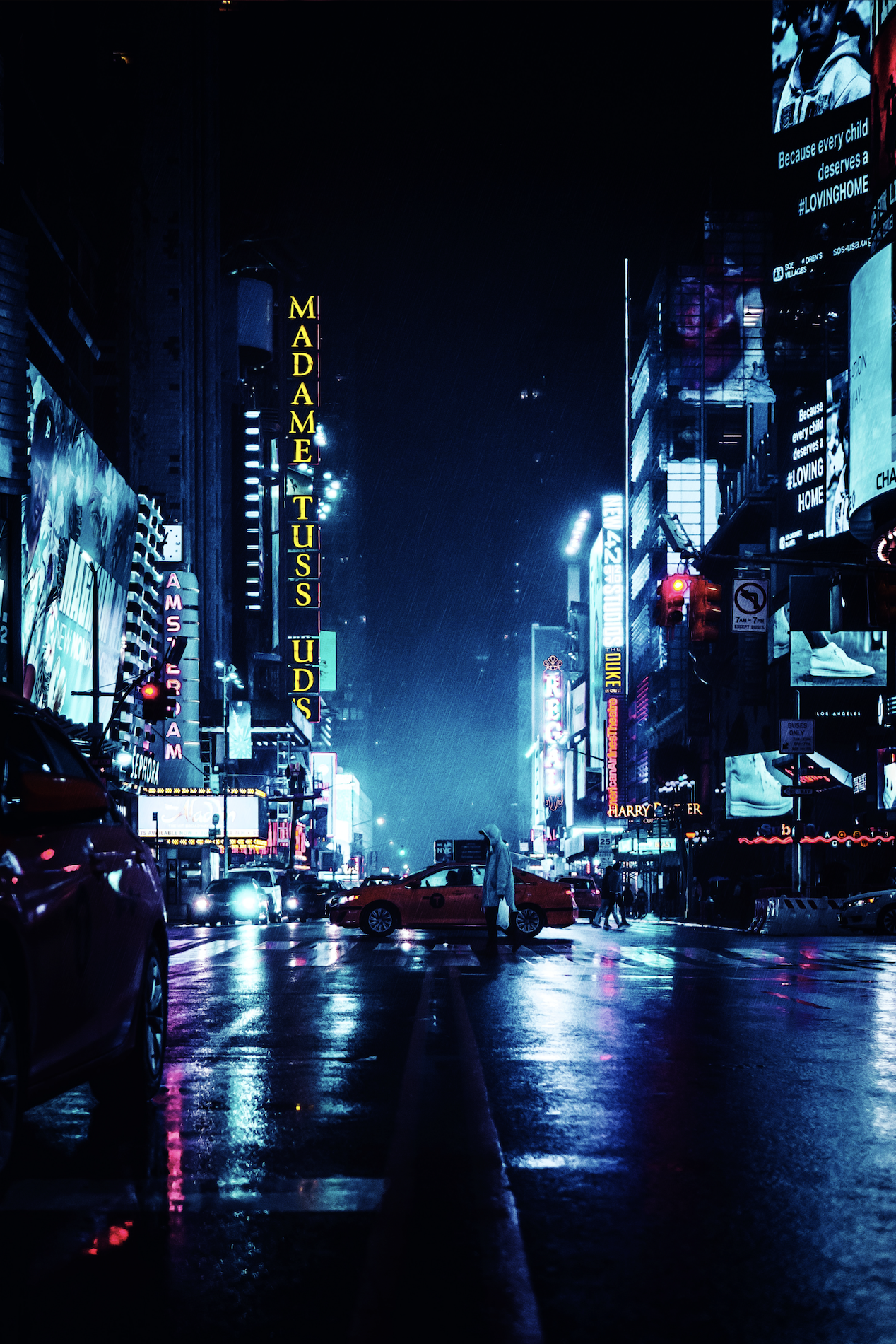 Nyc Night Vibes Poster City Background Pictures