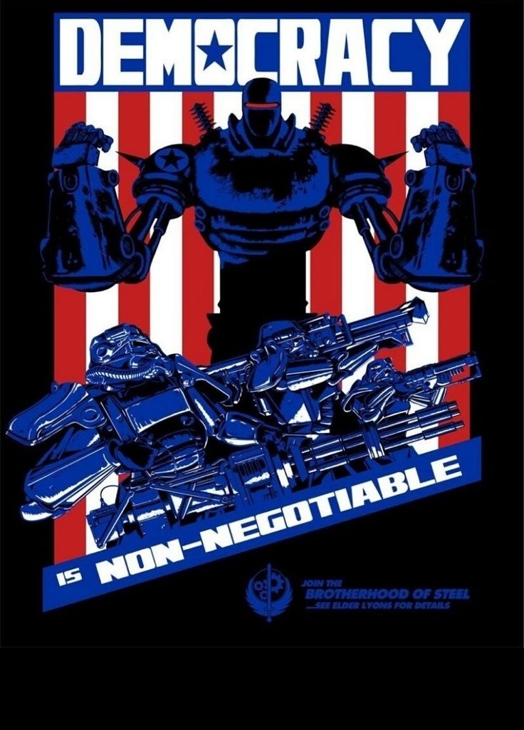 Liberty Prime Democracy Is Non Negotiable Happy 4th Gaming