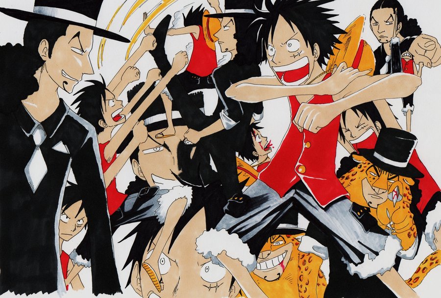 Luffy Vs Lucci By Jawazcript