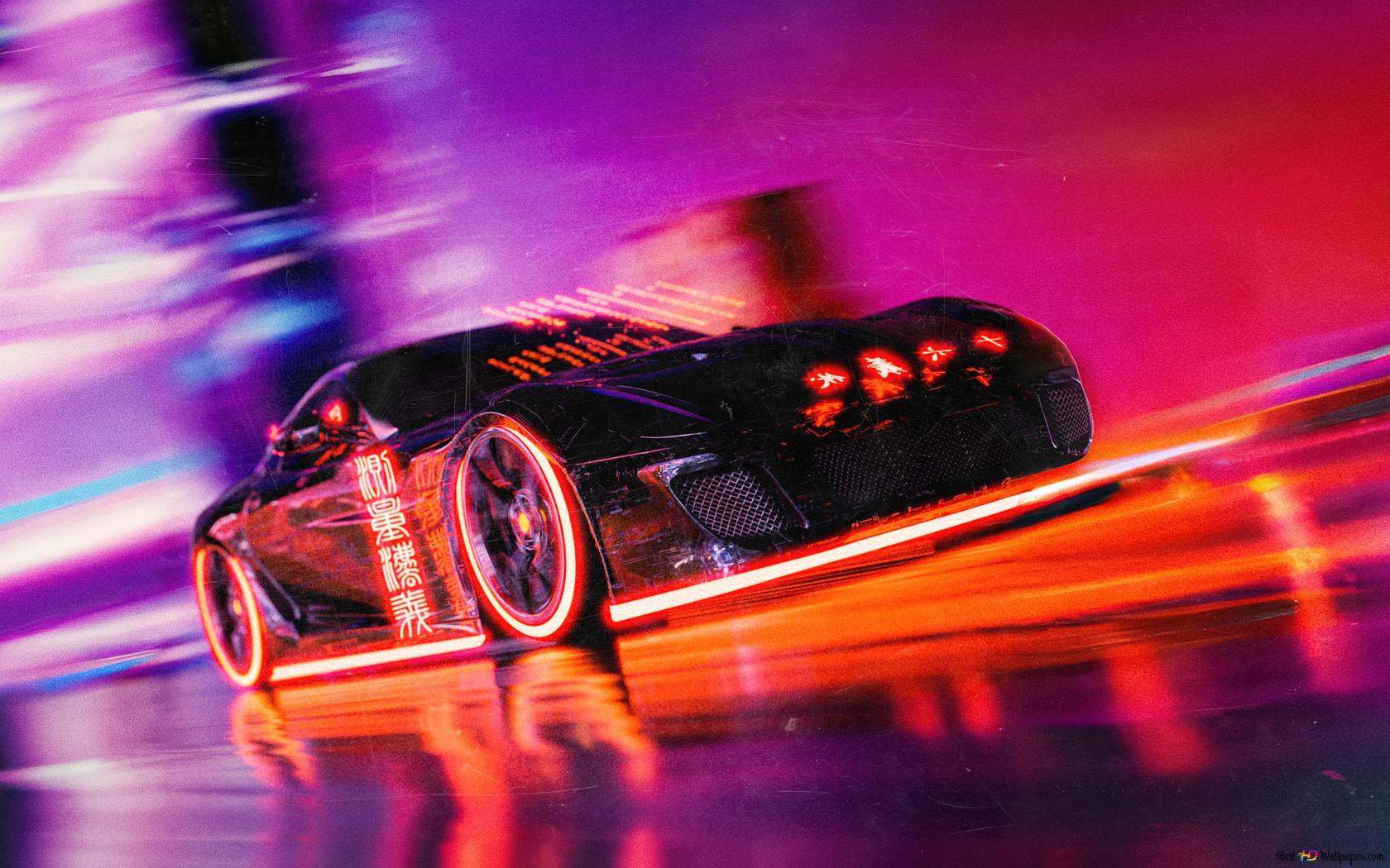 Black Racing Car 4k Wallpaper