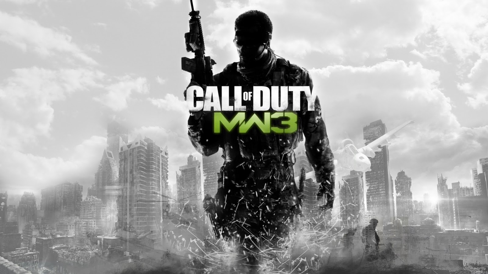 Call Of Duty Modern Warfare Mw3 Wallpaper Black And White