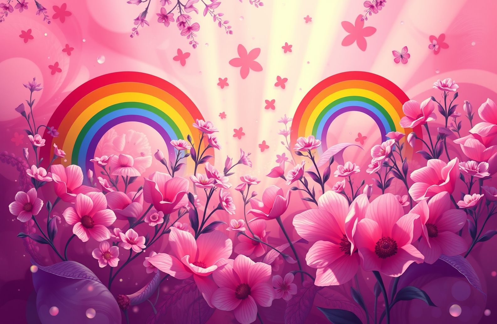 Lesbian Aesthetic Pride Wallpaper