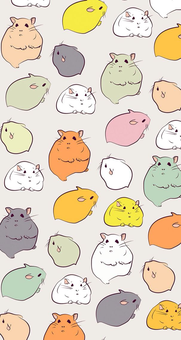 Hamsters Wallpaper Phone Hamster Cartoon
