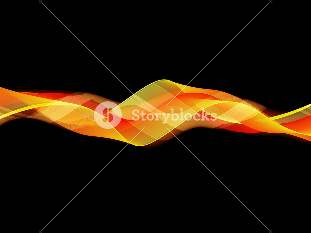 Abstract Waves Flowing Vector Background Royalty Stock Image