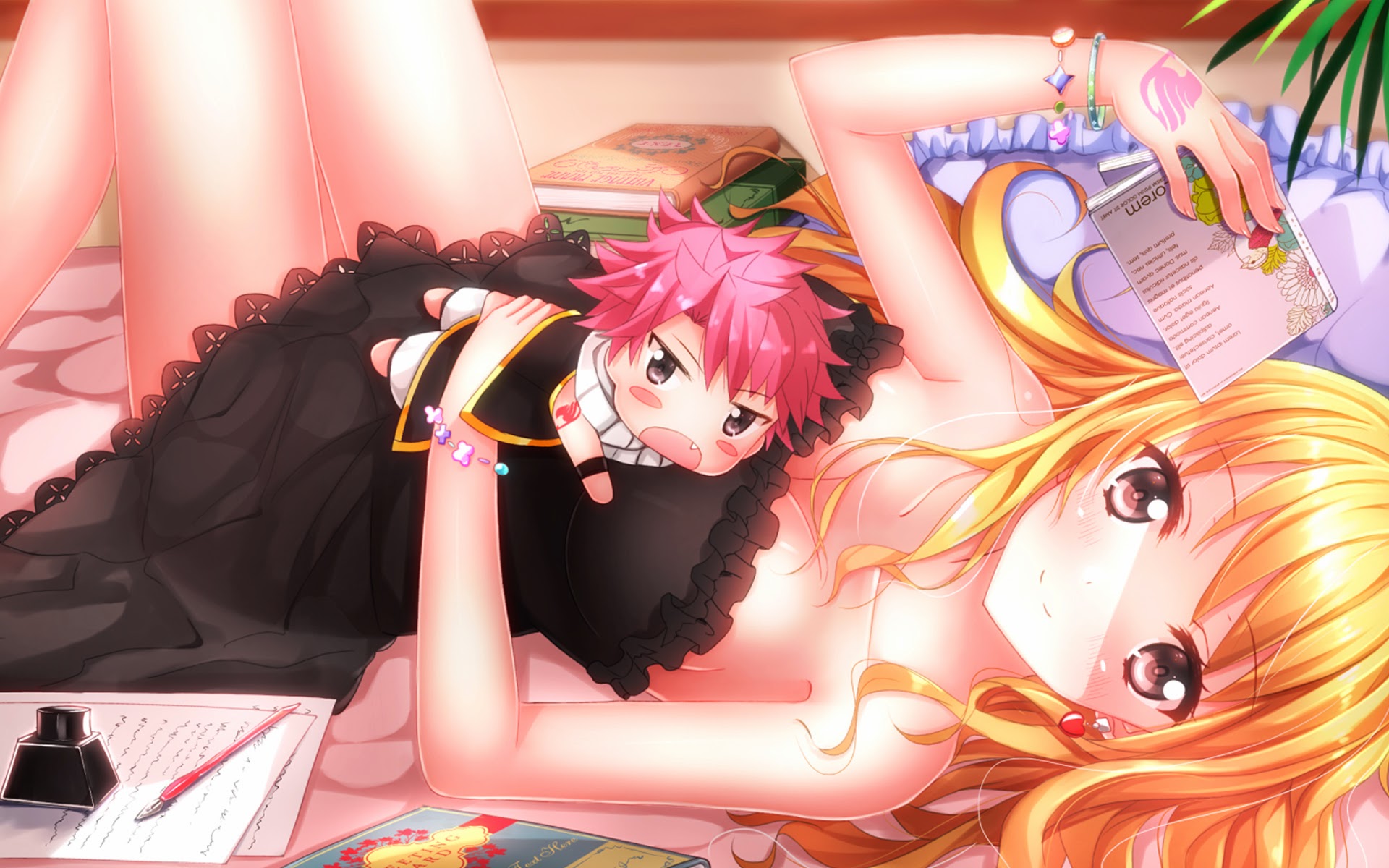Lucy And Cute Natsu Fairy Tail 7u Wallpaper HD