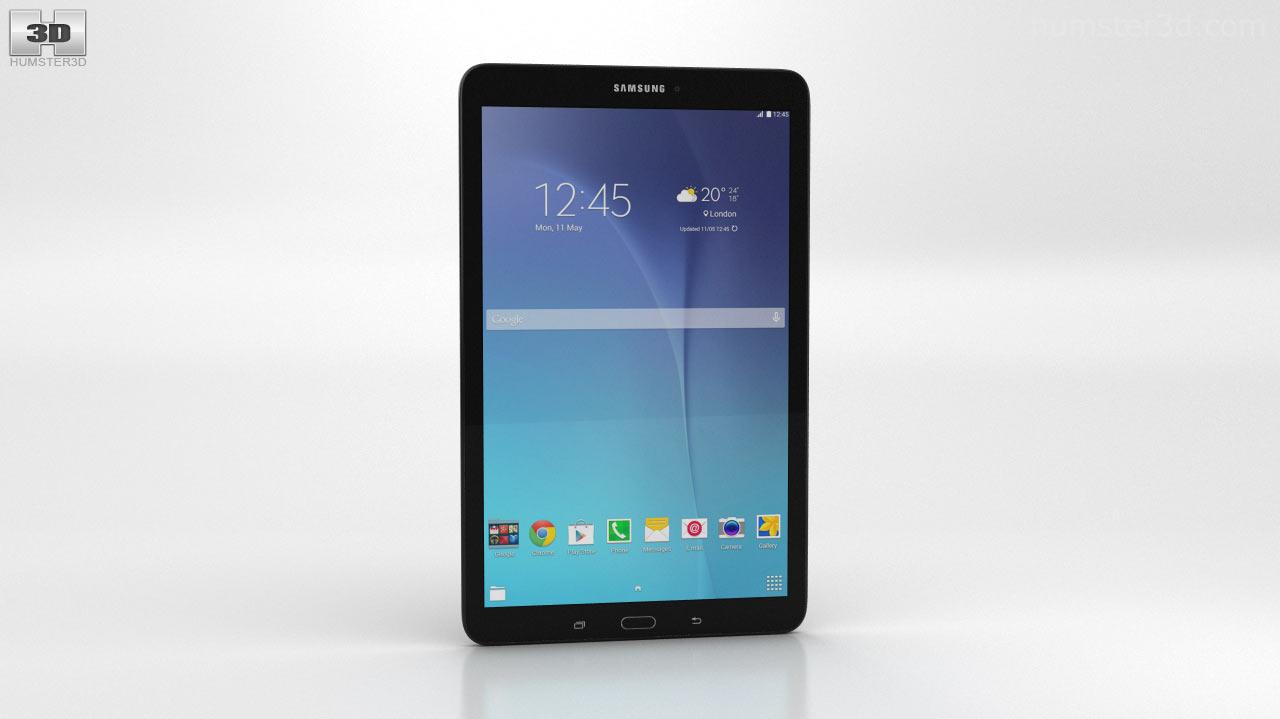 Of Samsung Galaxy Tab E Black 3d Model 3dmodels Store