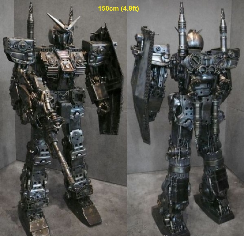 Free Download Figure Statue Sculpture Full Life Size Scrap Metal