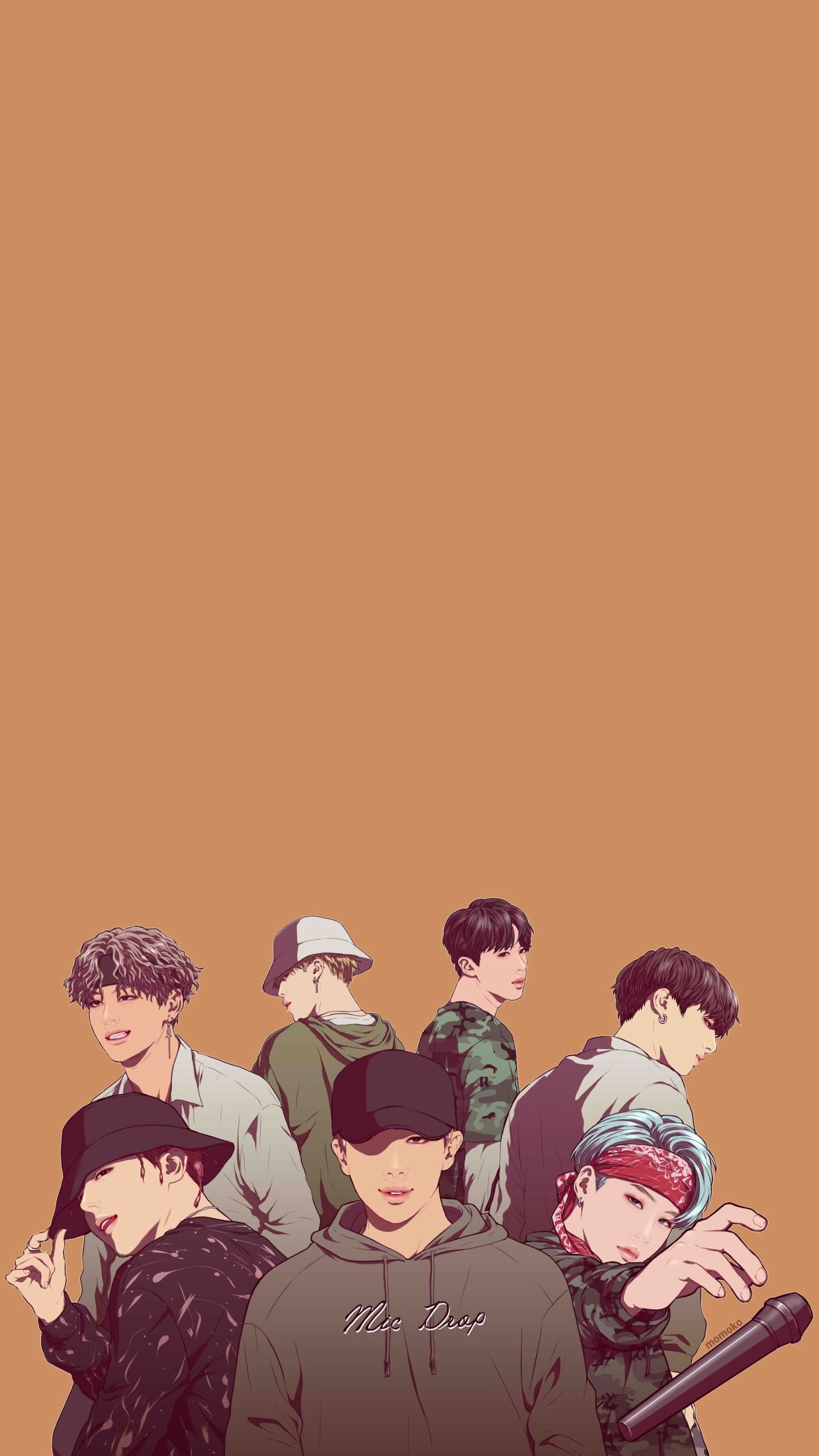 Bts Anime Wallpaper