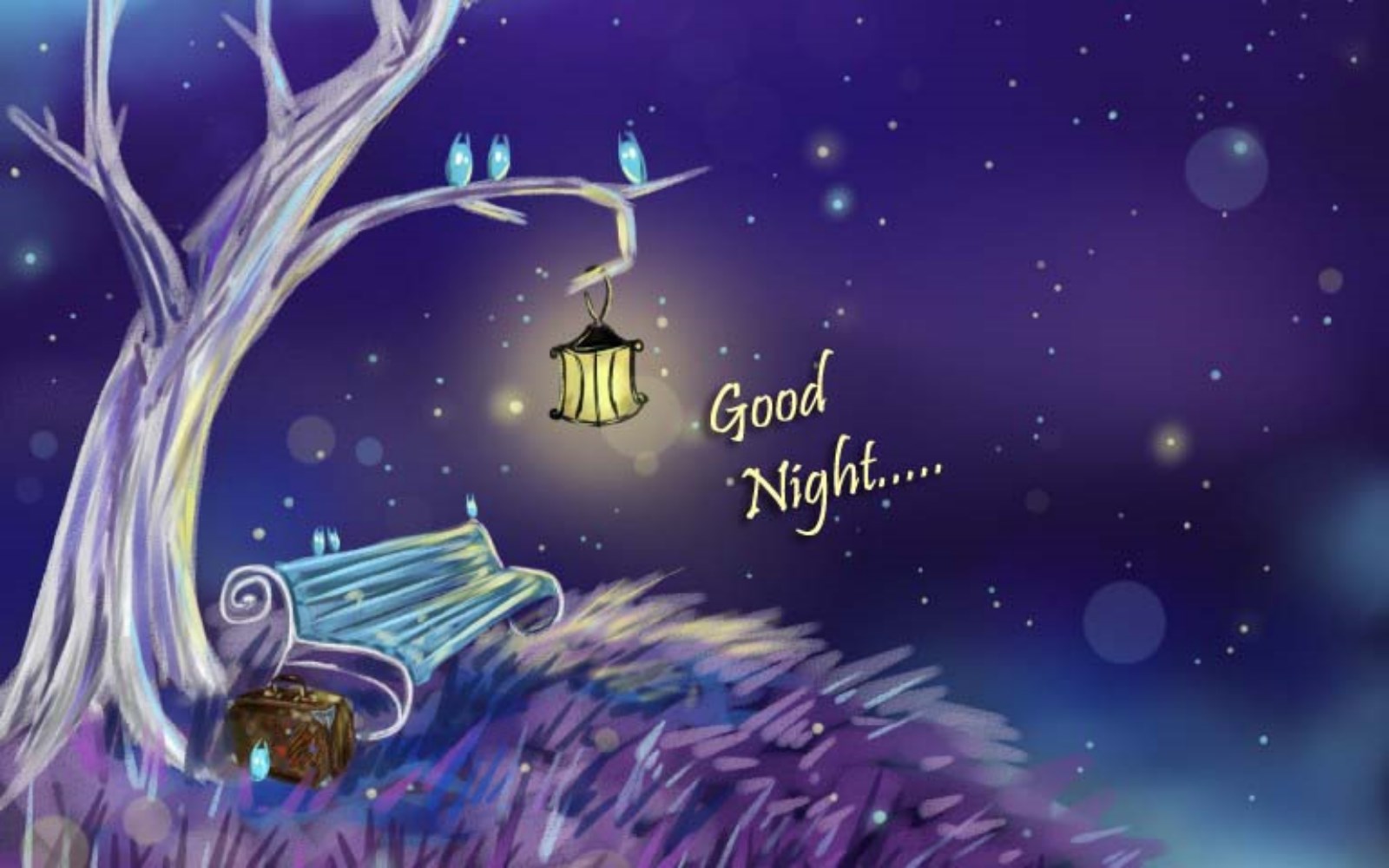 Romantic Good Night HD Wallpaper