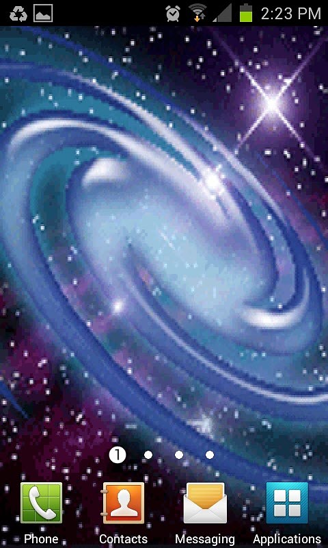 Moving Galaxy Space LWP Free Android Live Wallpaper download