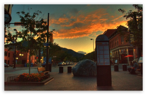 Download West End of Pearl Street Mall Boulder Colorado wallpaper