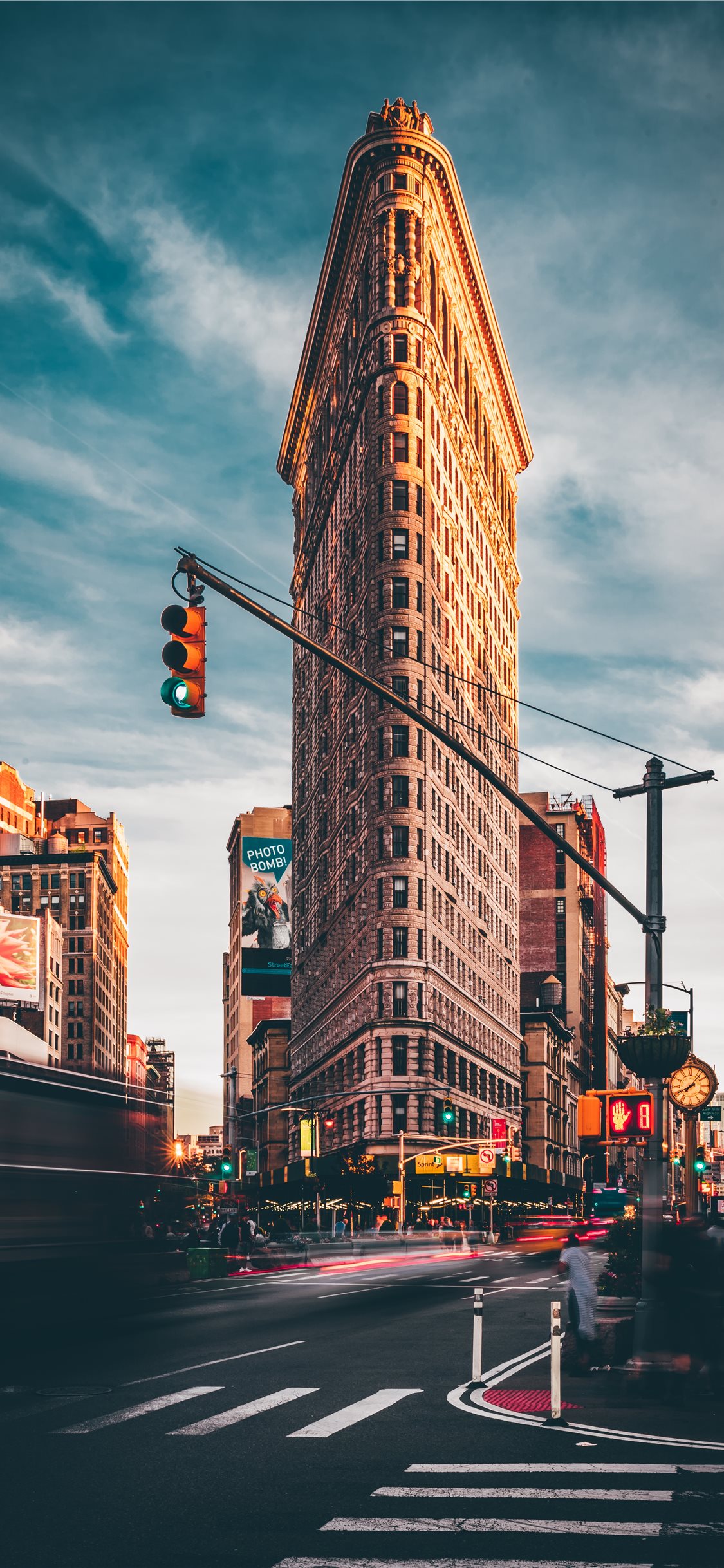 Flatiron Building New York United States iPhone X Wallpaper