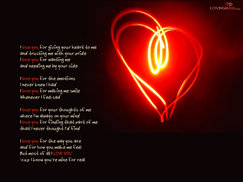 Girlfriend Image Love Poem For Him Her The One You