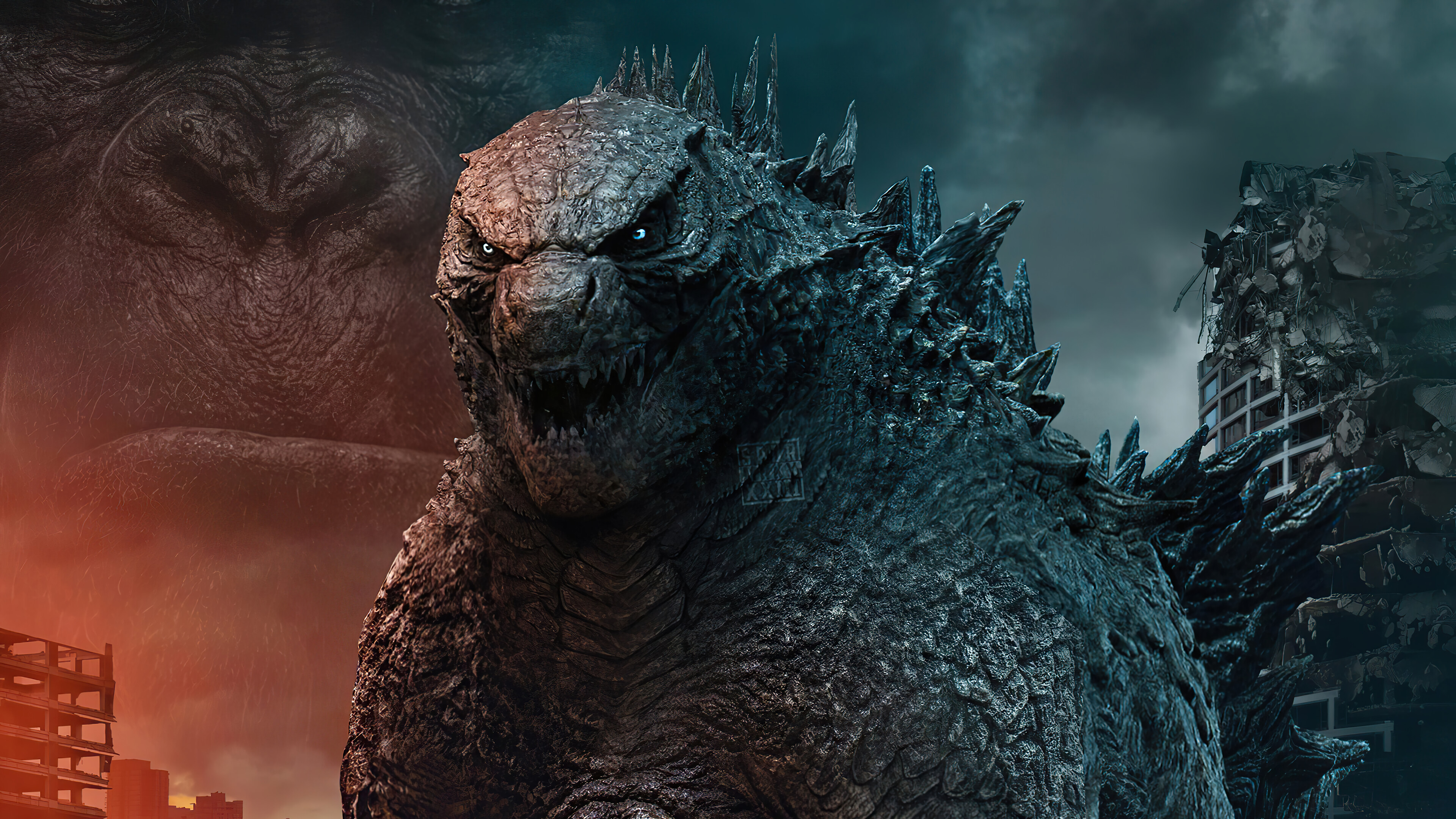 Godzilla Vs Kong Movie Wallpaper 4k