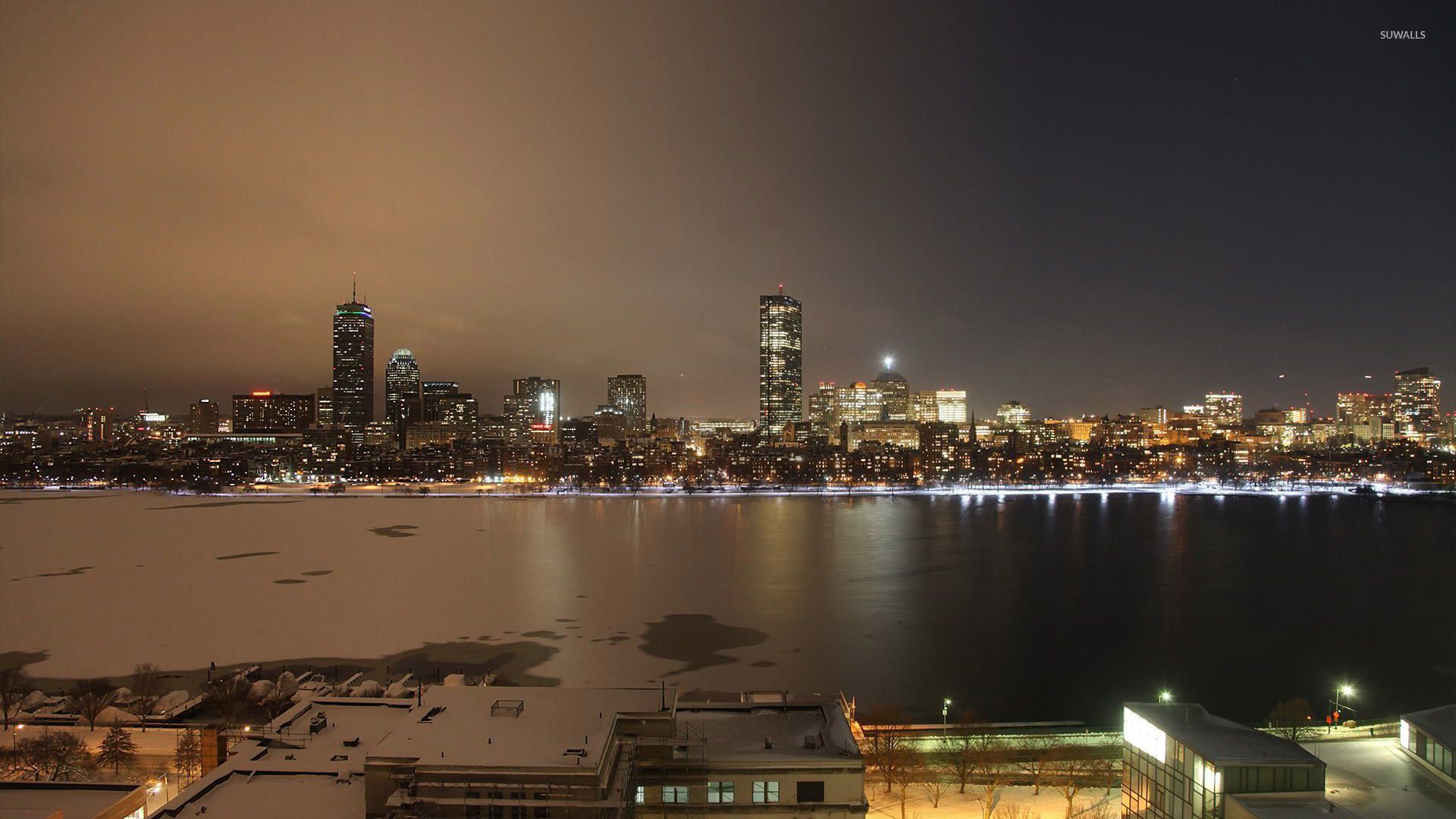 Boston Skyline Wallpaper World