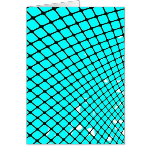 Aqua Diamond Shaped Digital Wallpaper Pattern