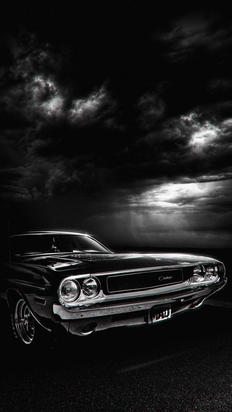 Dodge Challenger Srt Hellcat iPhone Wallpaper