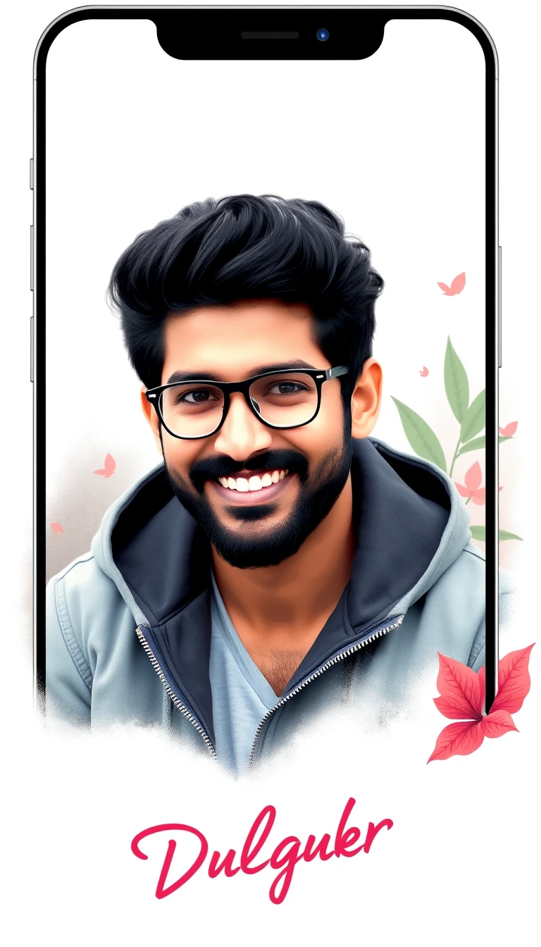 Dulquer Salmaan Phone Wallpaper