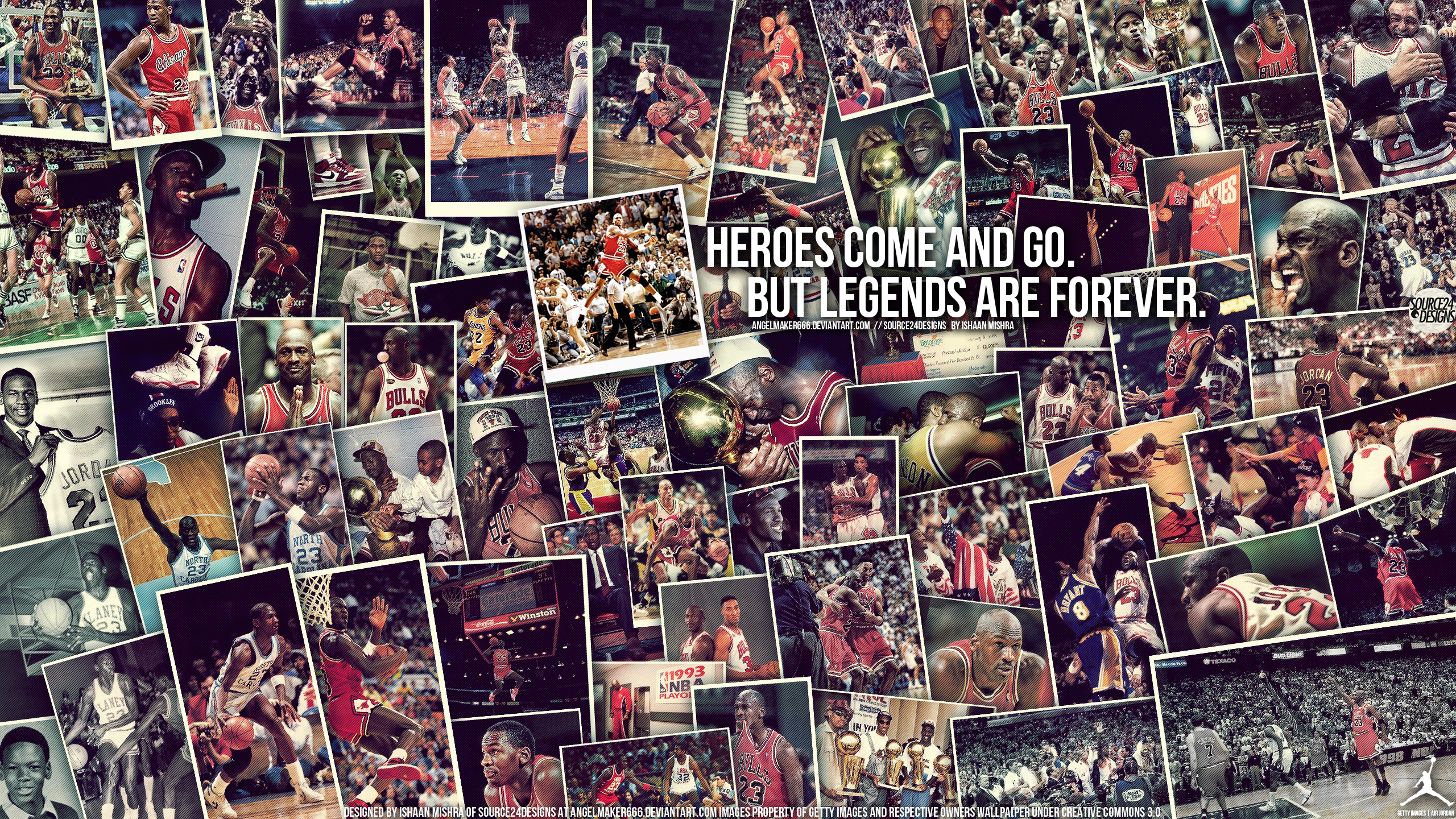 Michael Jordan Legend Wall By Ishaanmishra