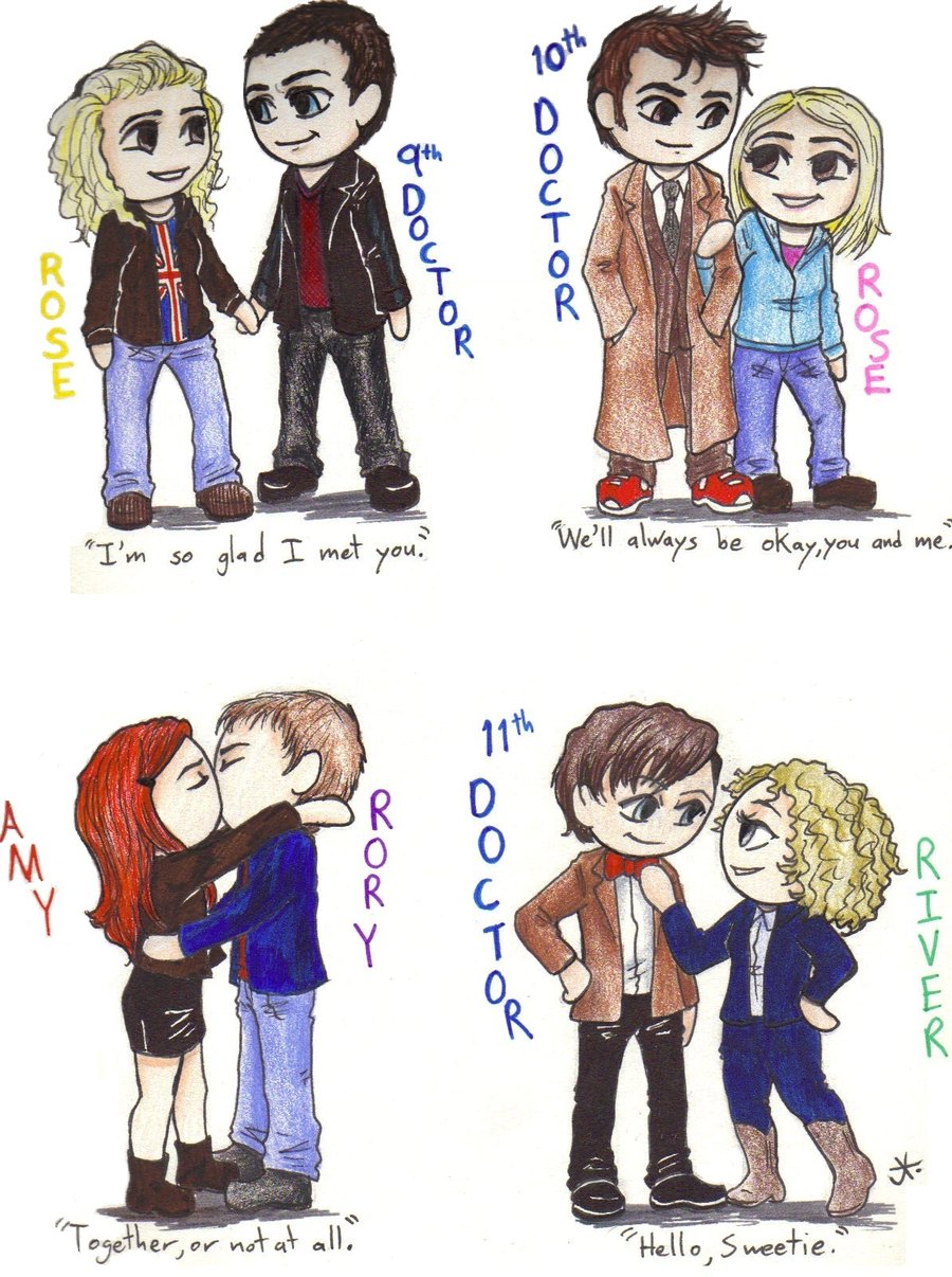 Doctor Who Couples By Brerbunny13