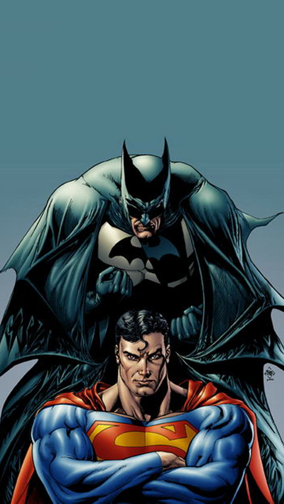Batman And Superman iPhone Wallpaper