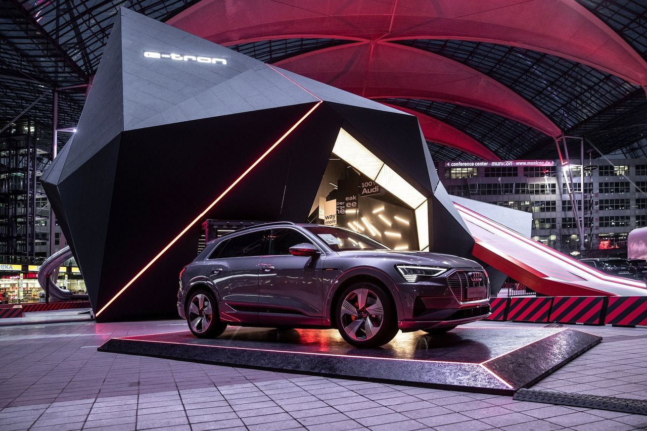 Audi e tron hits Munich Airport with full force Audi MediaCenter