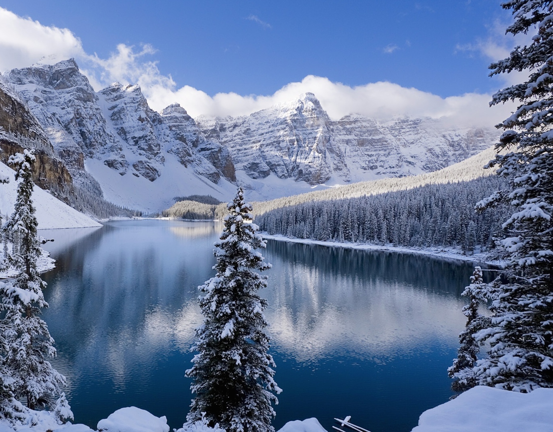Snow Covered Mountain Wallpaper