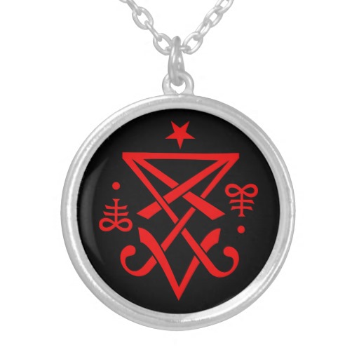 Sigil Of Lucifer Necklace Occult