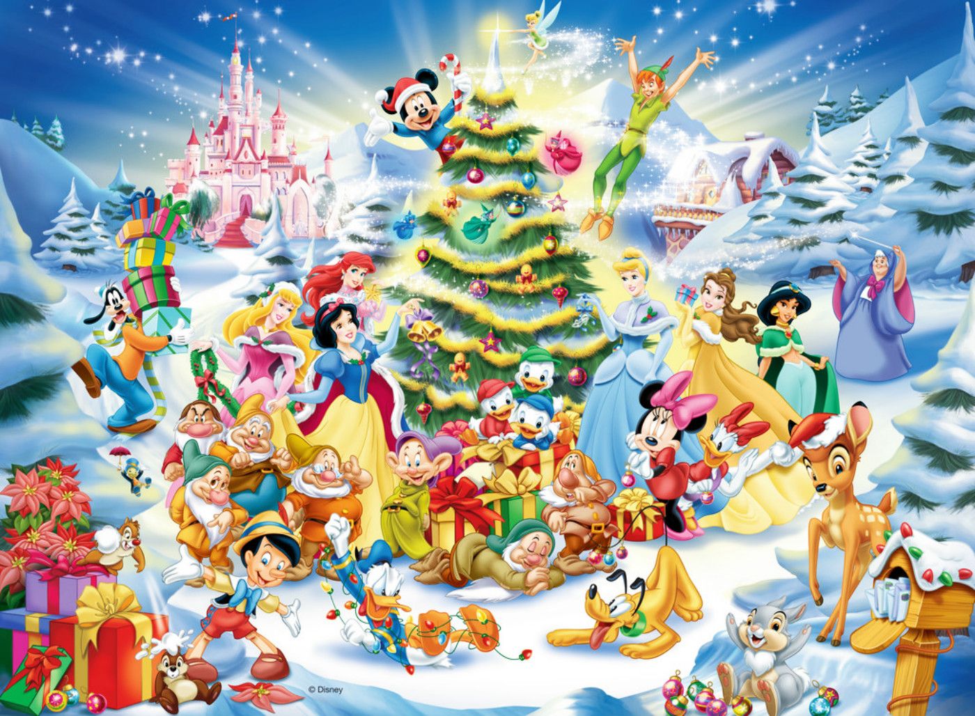 Disney Christmas Wallpaper At Wallpaperbro