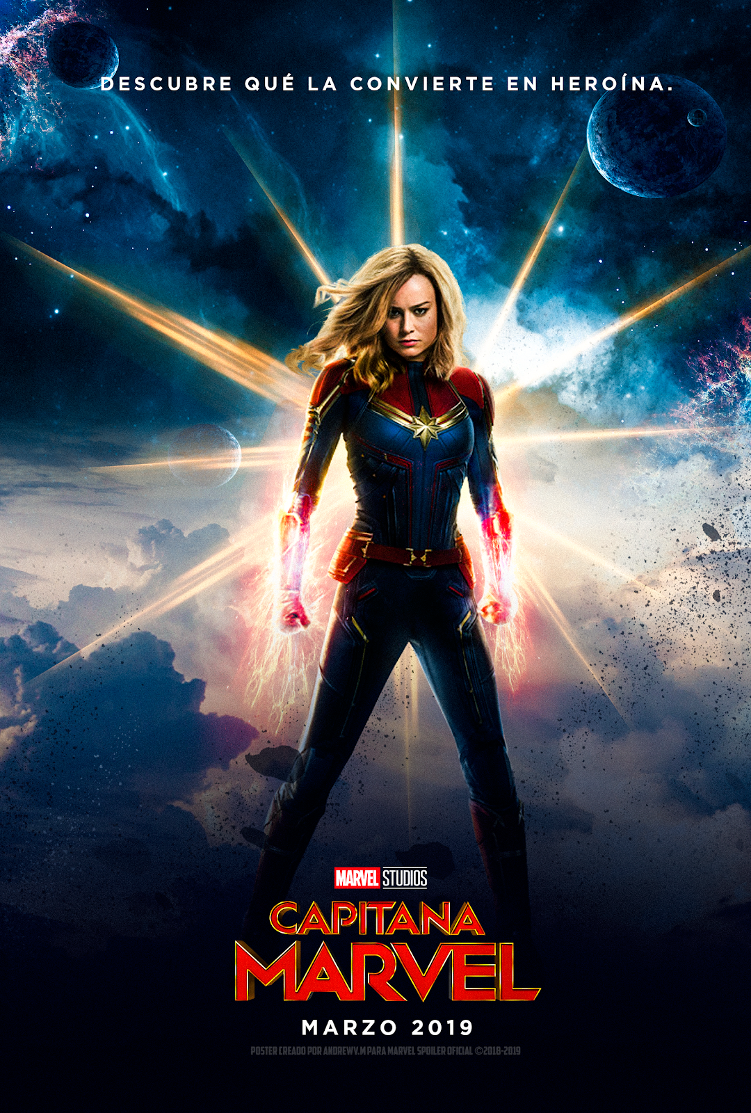 Captain Marvel HD Posters Wallpaper Photos And Actress Brie