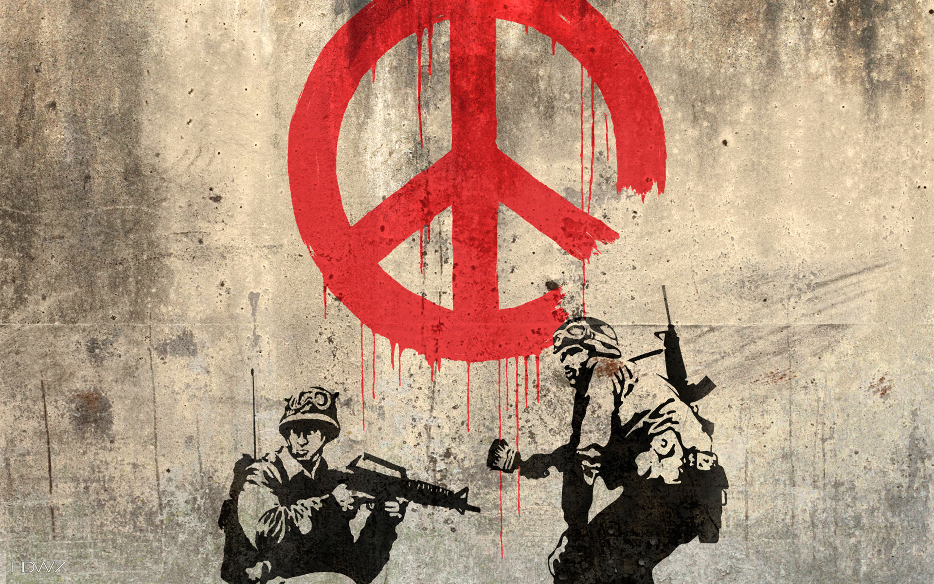 Banksy Peace Art HD Wallpaper Gallery