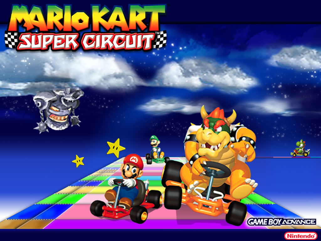 Mario Kart Central Super Circuit Wallpaper