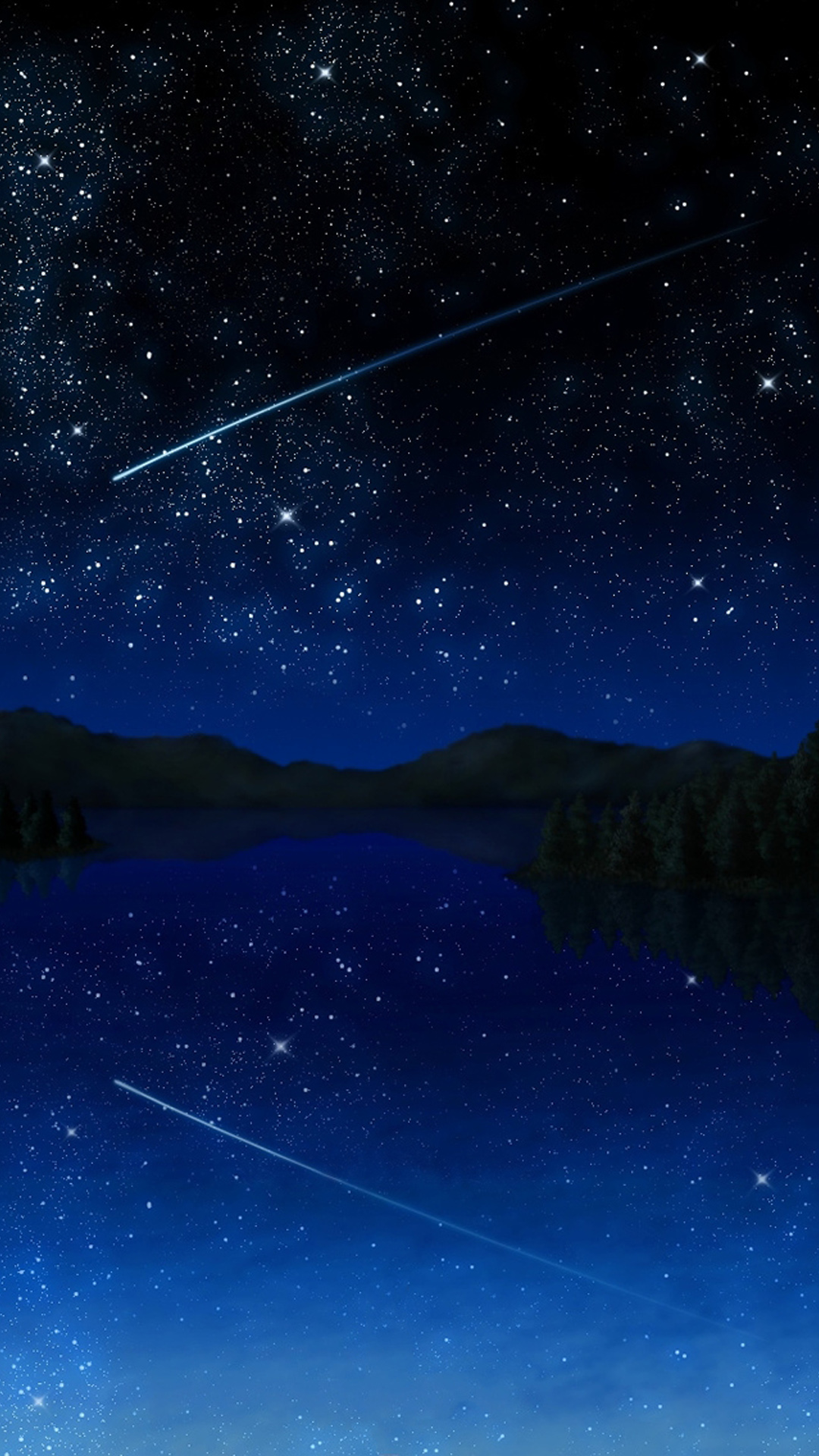 Shooting Star Sky Wallpaper For Galaxy S5