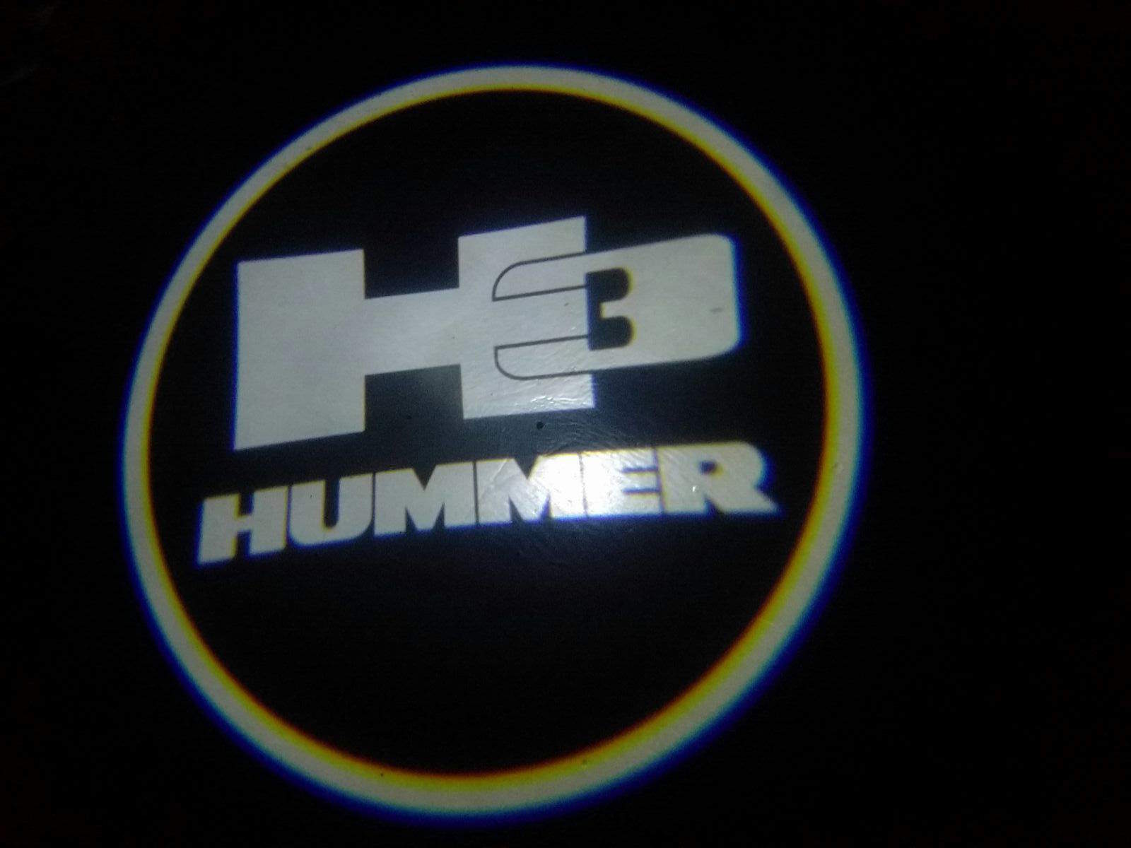 Hummer H3 Led Door Projector Courtesy Puddle Logo Lights