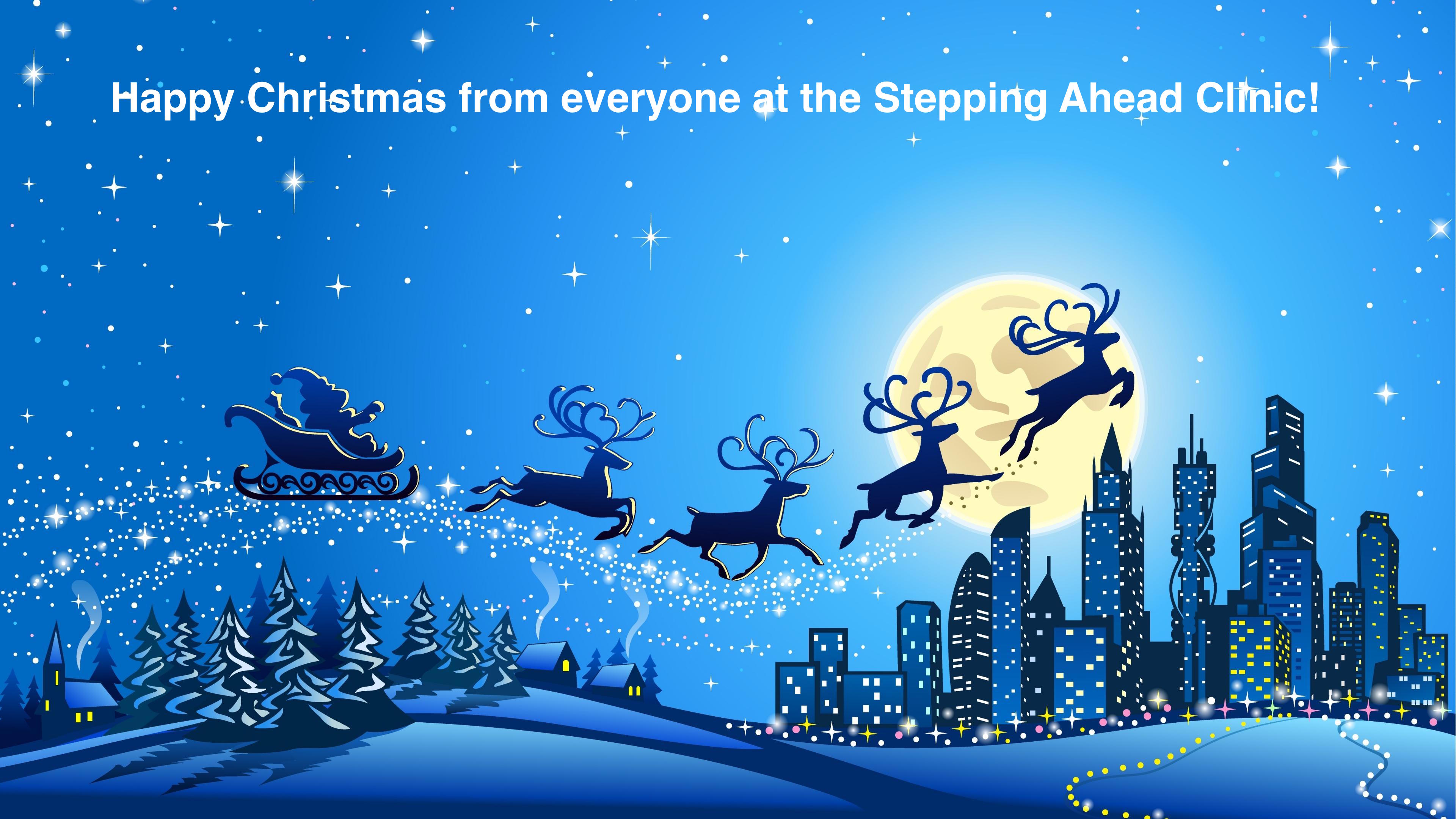 Merry Christmas And Happy New Year Dekstop HD Wallpaper Stepping
