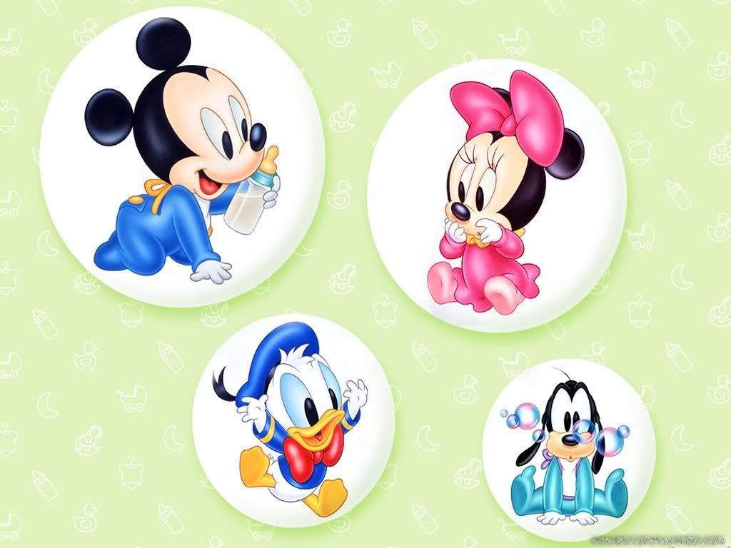 Walt Disney Characters Wallpaper Babies