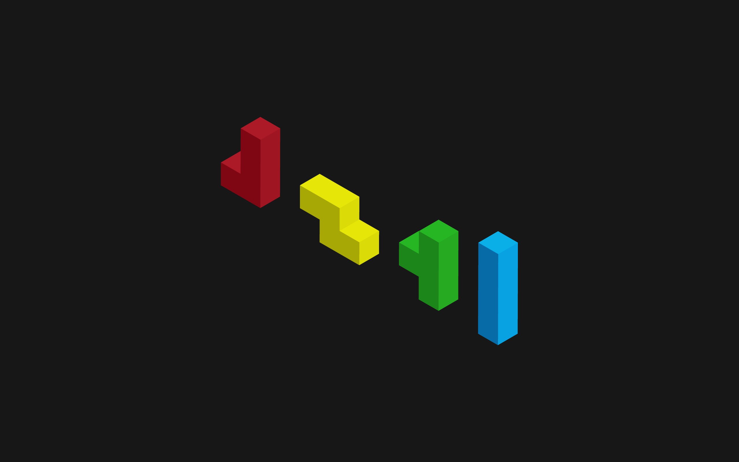 Minimalist Tetris Game Videogames Wallpaper Background