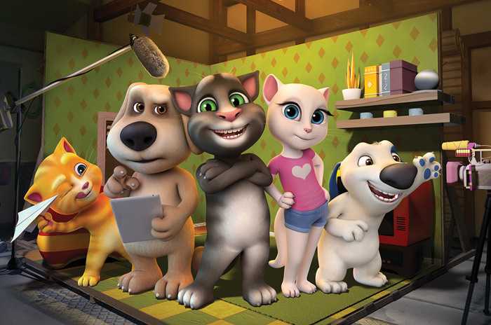 Animated Series Talking Tom and Friends