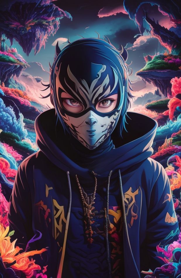 Anime With Mask Wallpaper