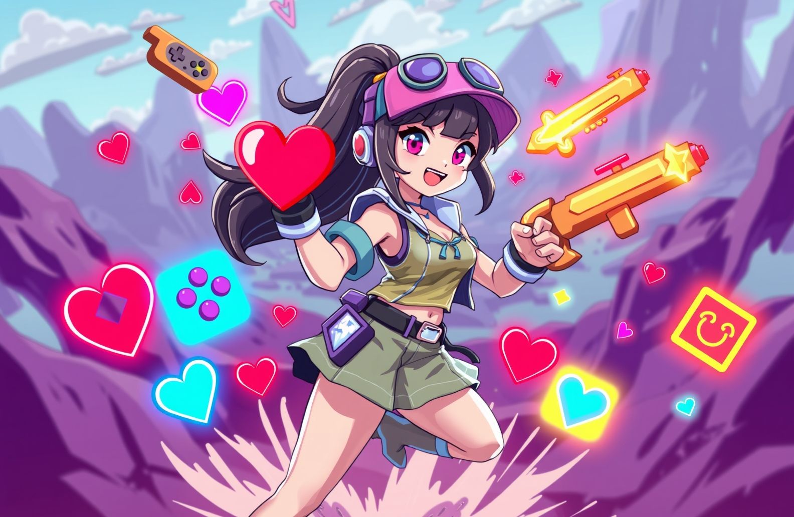 Game Girl Wallpaper