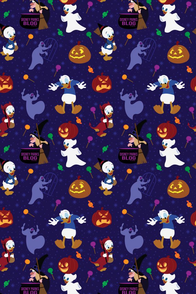Donald Duck Halloween Wallpaper iPhone Android Disney