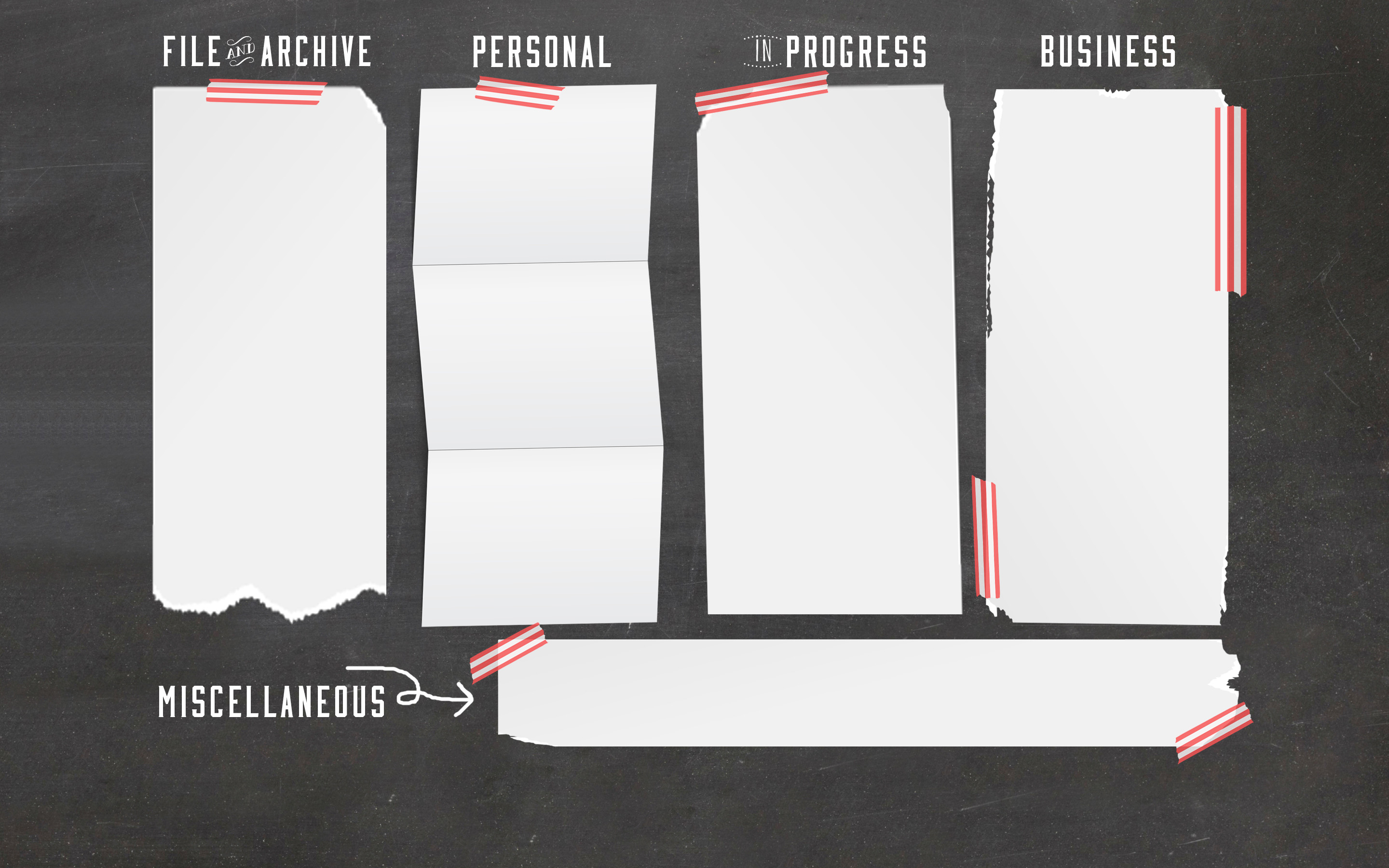 Computer Desktop Organizer Wallpaper