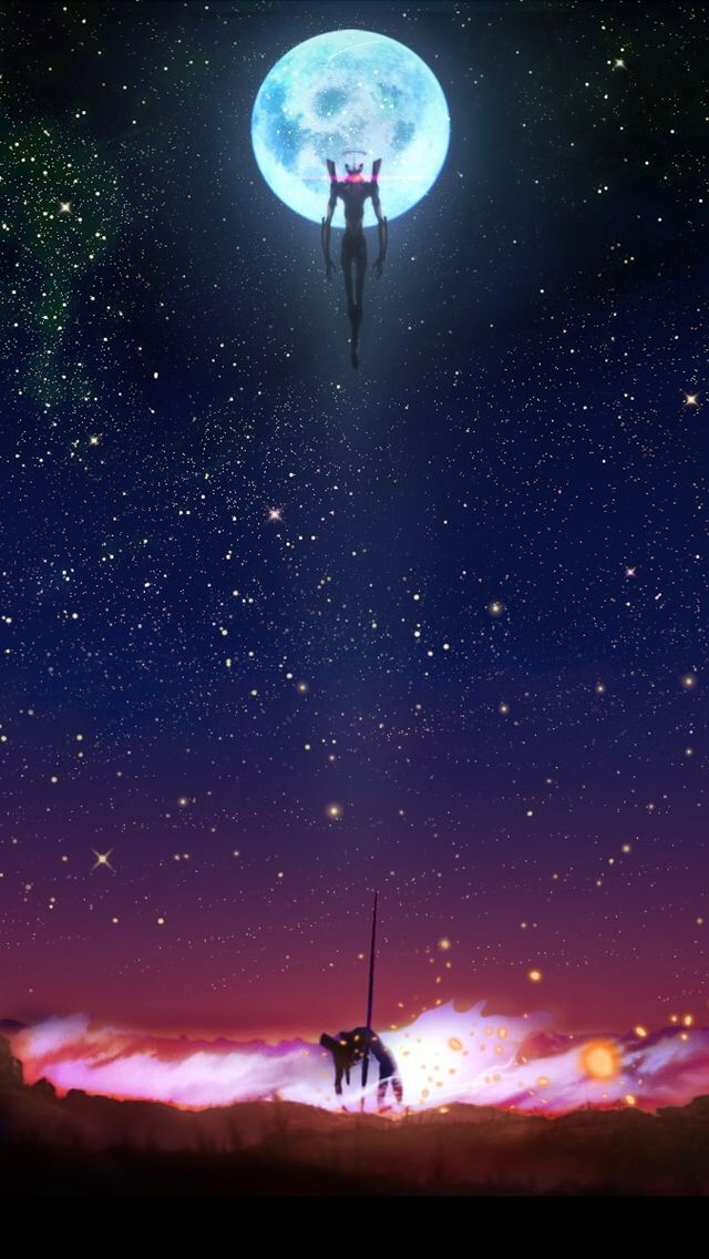 iPhone6 Wallpaper Neon Evangelion Genesis
