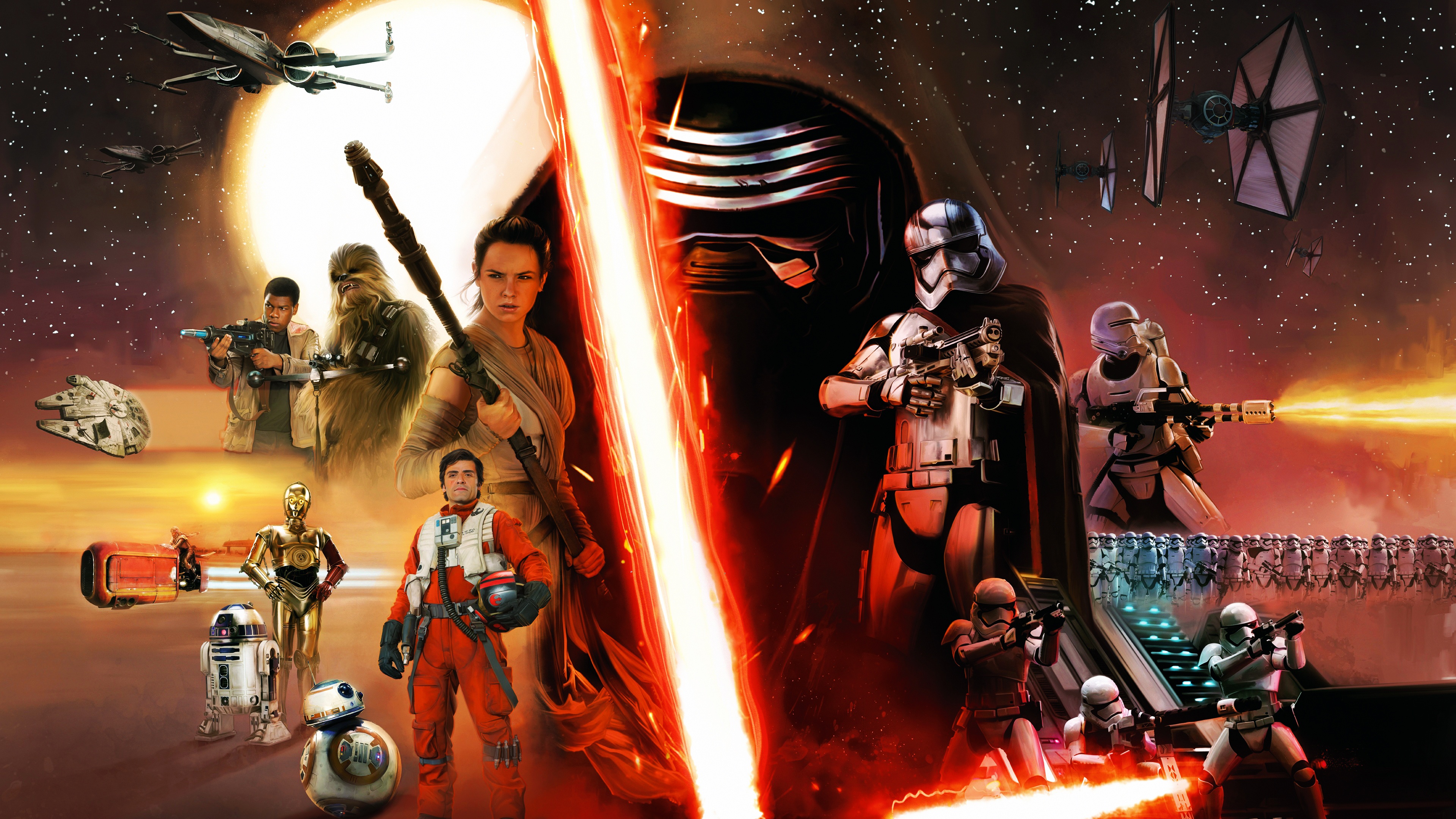  Wars Episode VII The Force Awakens Concept Wallpapers HD Wallpapers